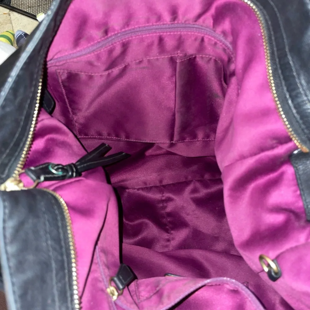 Coach Black Leather Hobo Bag - Picture 8 of 8